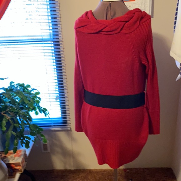 ❤️❤️❤️❤️💄Awesome Red Knit Dress 💄❤️❤️❤️❤️ - Picture 5 of 11